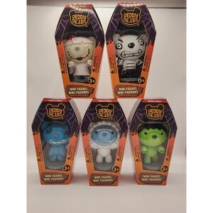 Deddy Bears Series 2 Set 5 Dripps, Frostbite, DoodleBear, Dolli, and Frankenbear